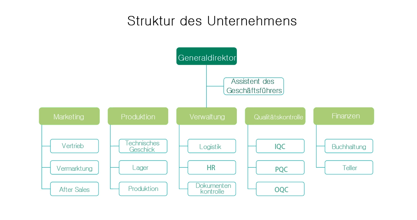 Unternehmens struktur